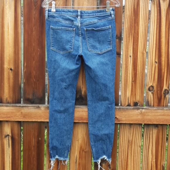 Free people distressed skinny jeans medium wash 27 - Picture 3 of 7